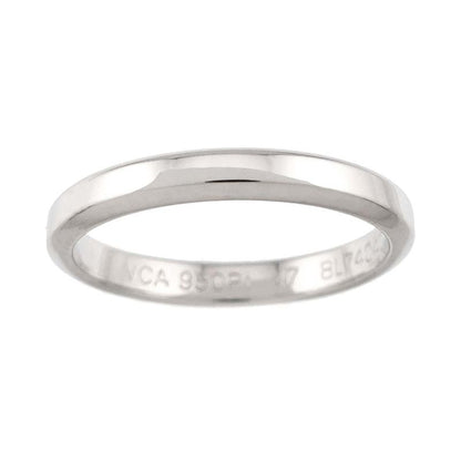 Van Cleef & Arpels Tendrement 47 Ring Width Pt Platinum