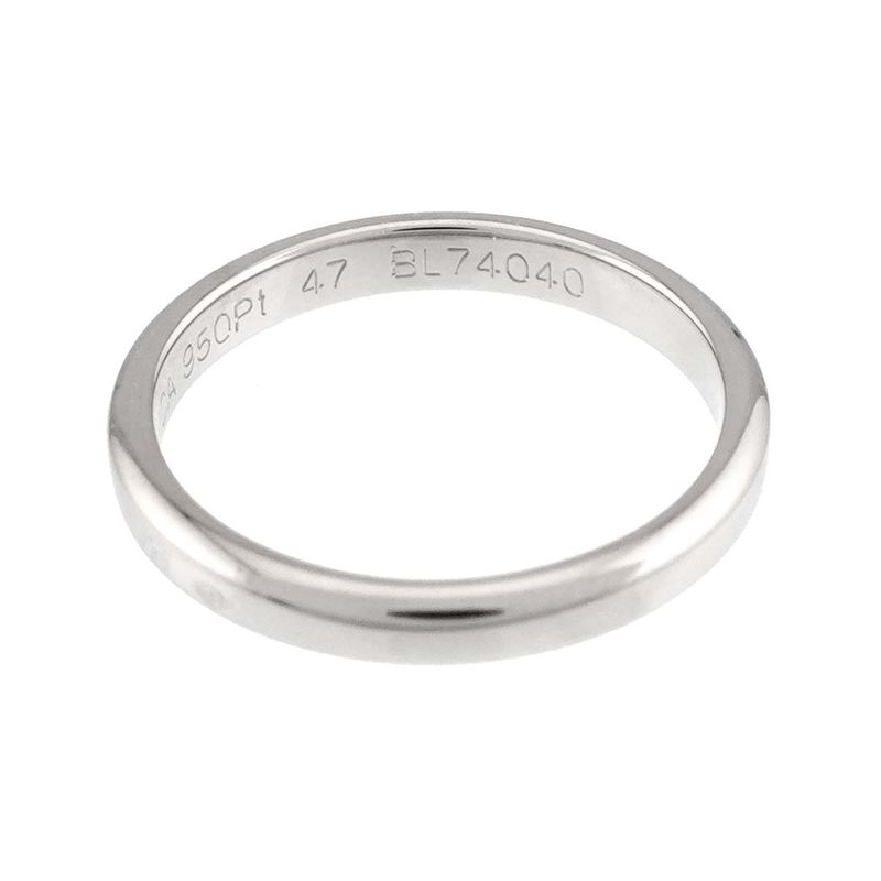 Van Cleef & Arpels Tendrement 47 Ring Width Pt Platinum