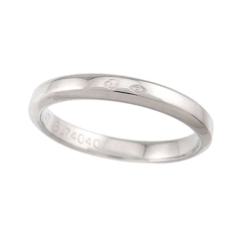 Van Cleef & Arpels Tendrement 47 Ring Width Pt Platinum