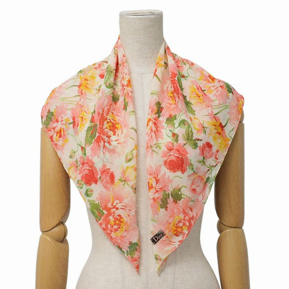 Dior Scarf Flower Silk Chiffon