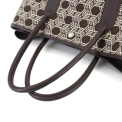 Hermes Garden Party PM Tote Towarso Ash Leather Brown Beige