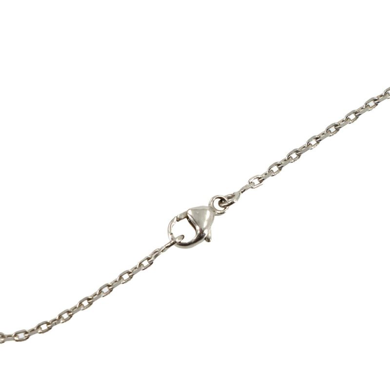 Hermes Pop Necklace Black Silver
