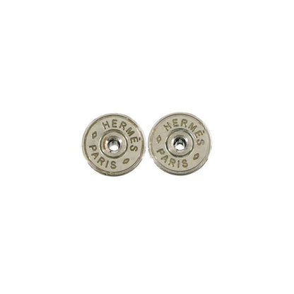 Hermes Mini Pop Earrings Lila Silver