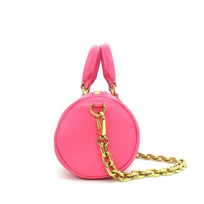 Louis Vuitton Handbag Papillon BB Dragon Fruit Bubble Glam Leather Gold