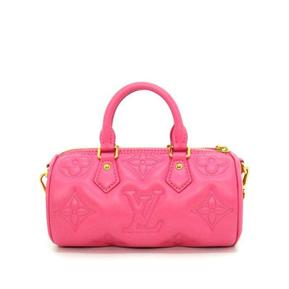 Louis Vuitton Handbag Papillon BB Dragon Fruit Bubble Glam Leather Gold