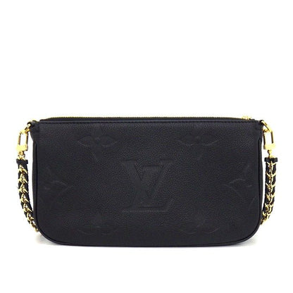 Louis Vuitton Shoulder Bag Multy Pochette Noir Black Monogram Empreinte Leather