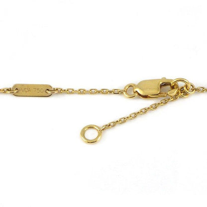 Van Cleef & Arpels Necklace Sweet Alhambra Heart White Shell 18k Yellow Gold