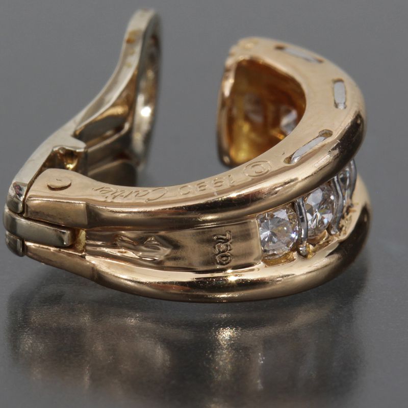 Cartier Single Earrings Diamond Serena de 18k Yellow Gold