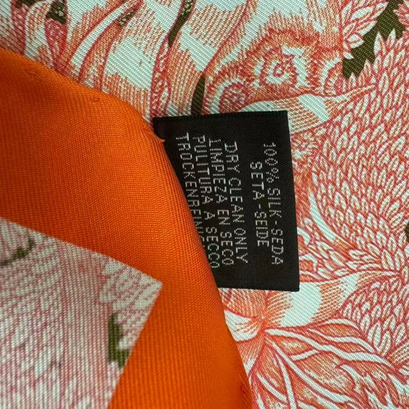Hermes Carre 90 Faubourg Tropical Multicolor Scarf