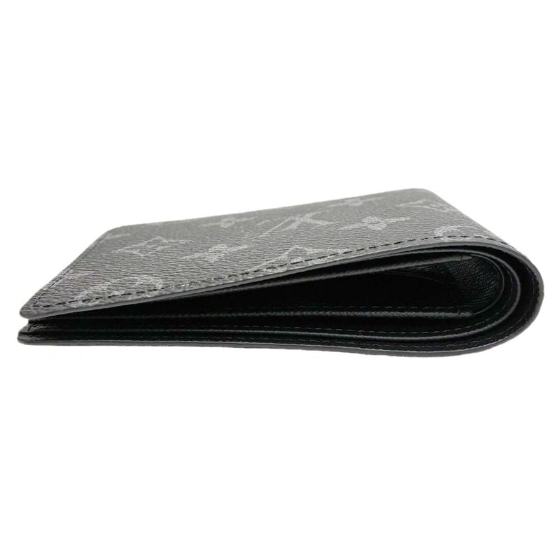 Louis Vuitton Portefeuille Multiple Monogram Eclipse Bifold Wallet Black