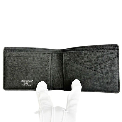 Louis Vuitton Portefeuille Multiple Monogram Eclipse Bifold Wallet Black