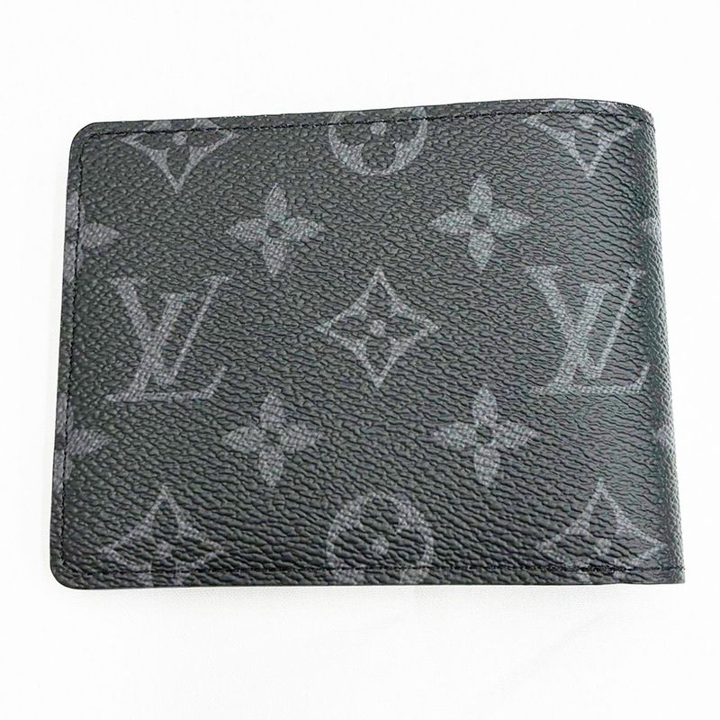 Louis Vuitton Portefeuille Multiple Monogram Eclipse Bifold Wallet Black