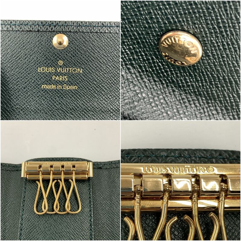 Louis Vuitton Multicles 4 Quadruple Key Case Green Key Holder