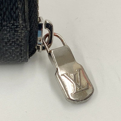 Louis Vuitton Damier Graphite Zippy Wallet Vertical Zip Around Black