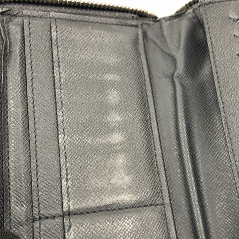Louis Vuitton Damier Graphite Zippy Wallet Vertical Zip Around Black