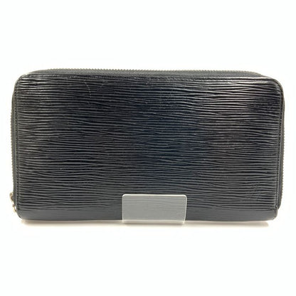 Louis Vuitton Epi Zippy Organizer Zip Around Wallet Black