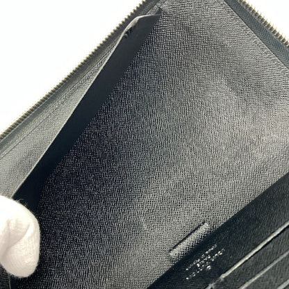 Louis Vuitton Epi Zippy Organizer Zip Around Wallet Black