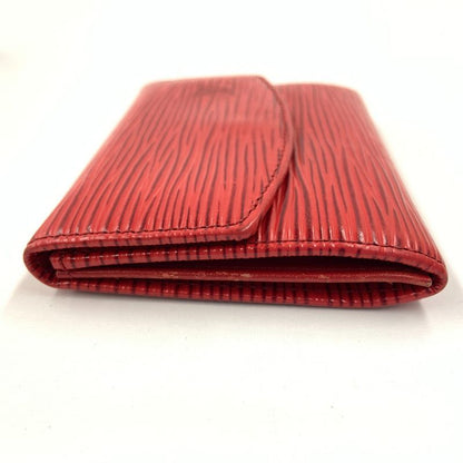 Louis Vuitton Epi Porte-Monnaie Sample Coin Purse Red Delivery As Is Junk