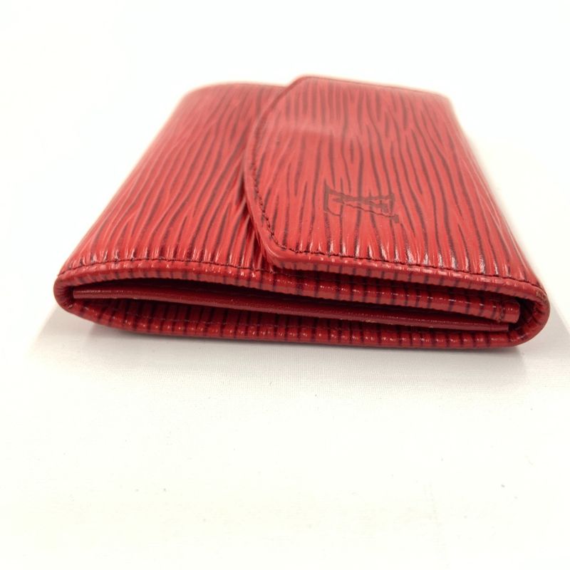 Louis Vuitton Epi Porte-Monnaie Sample Coin Purse Red Delivery As Is Junk