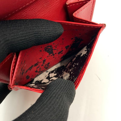 Louis Vuitton Epi Porte-Monnaie Sample Coin Purse Red Delivery As Is Junk