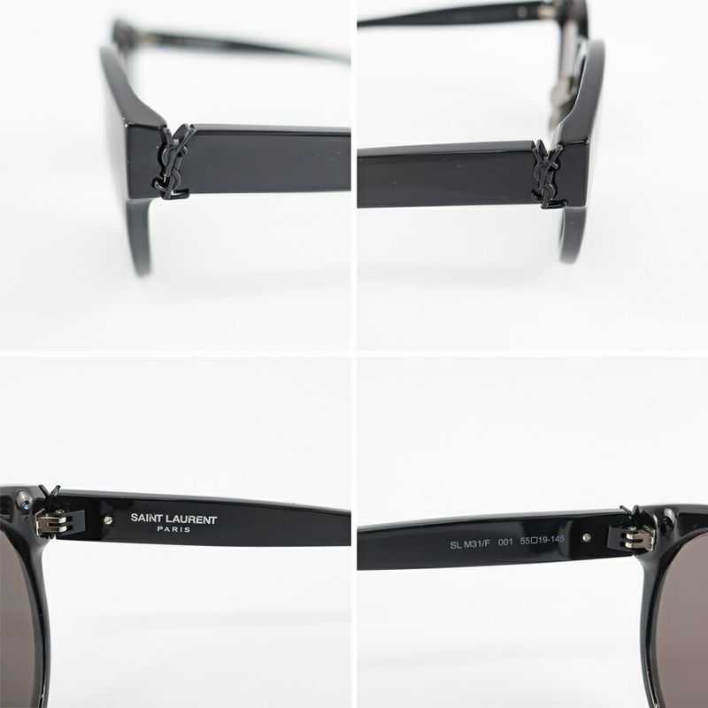 Saint Laurent Sunglasses 55 SL 001 Eyewear Ysllogo