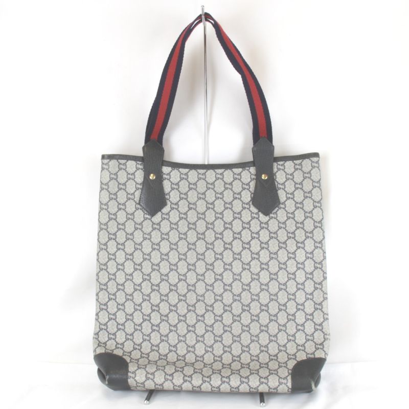 Gucci Sherry Line Tote GG Plus Navy