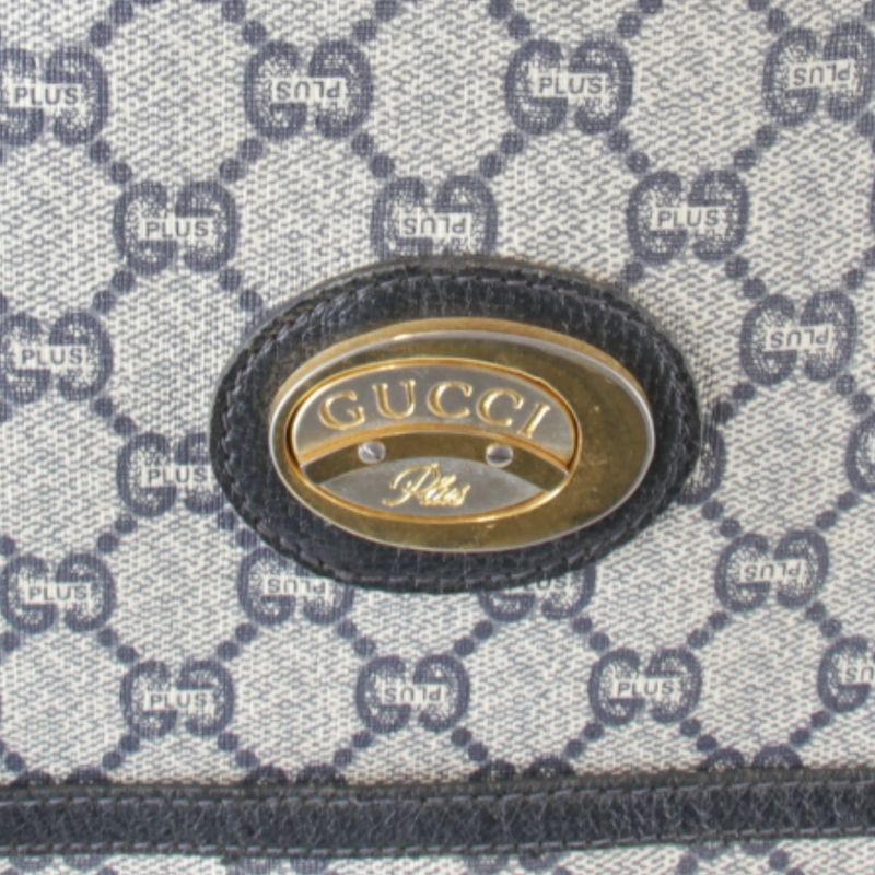 Gucci Sherry Line Tote GG Plus Navy