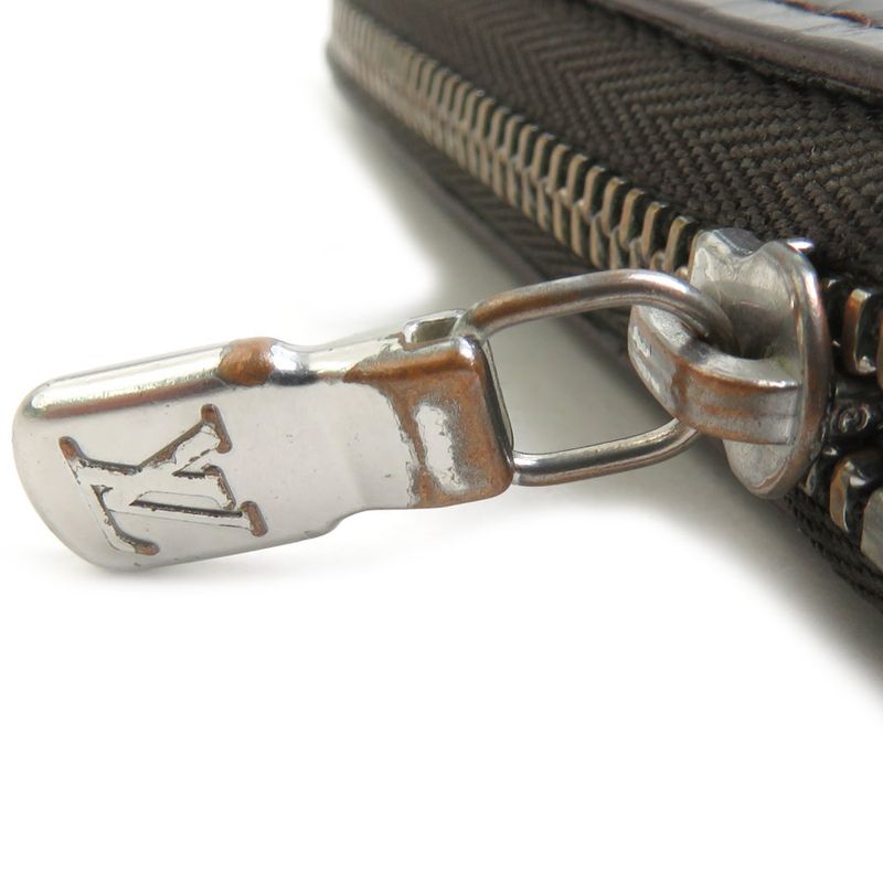 Louis Vuitton Bifold Wallet Monogram Glace Porte Billets Mone Zip