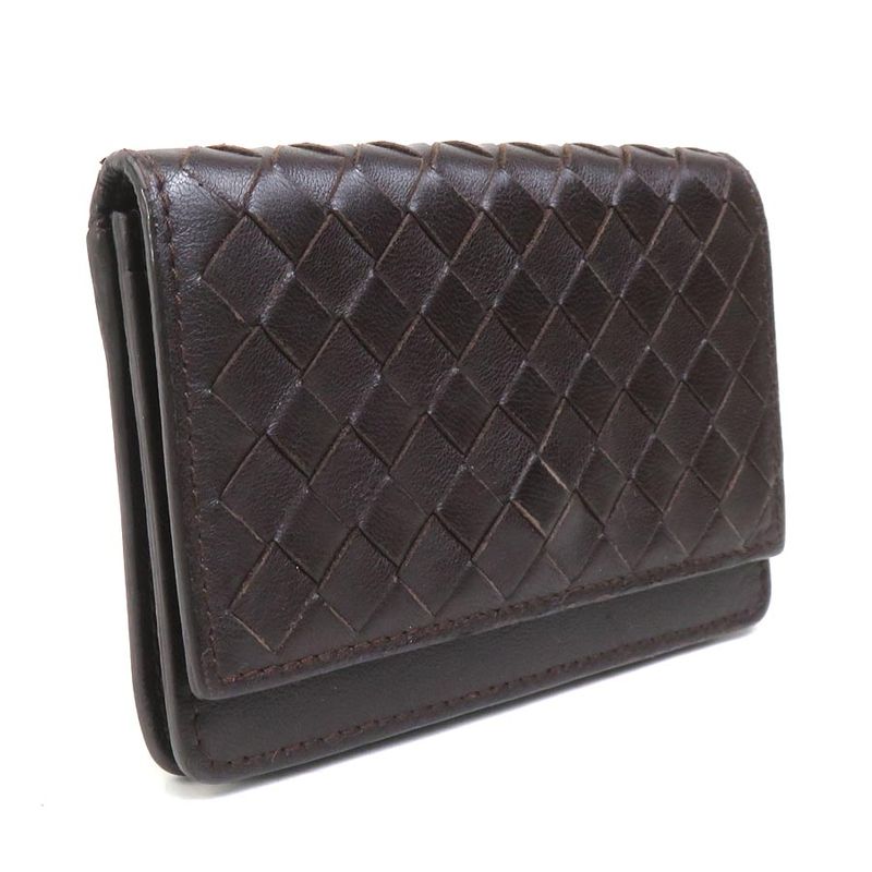 Bottega Veneta Business Card Case Intrecciato
