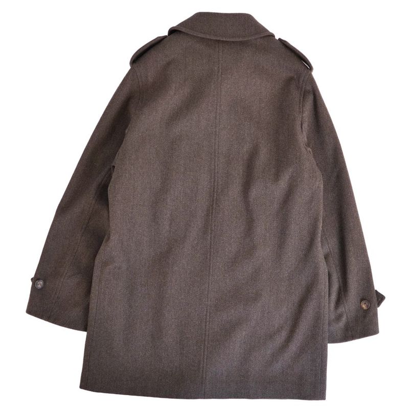 Hermes Vintage Coat Double Breasted Wool