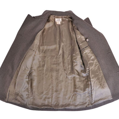 Hermes Vintage Coat Double Breasted Wool