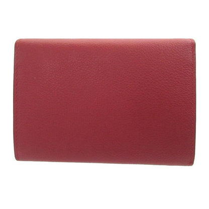 Cartier C de Cartier Leather Gold Purple Compact Wallet