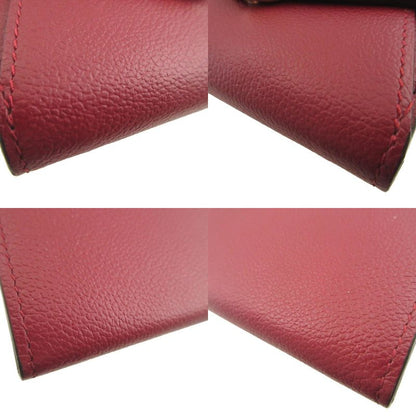 Cartier C de Cartier Leather Gold Purple Compact Wallet