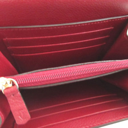 Cartier C de Cartier Leather Gold Purple Compact Wallet