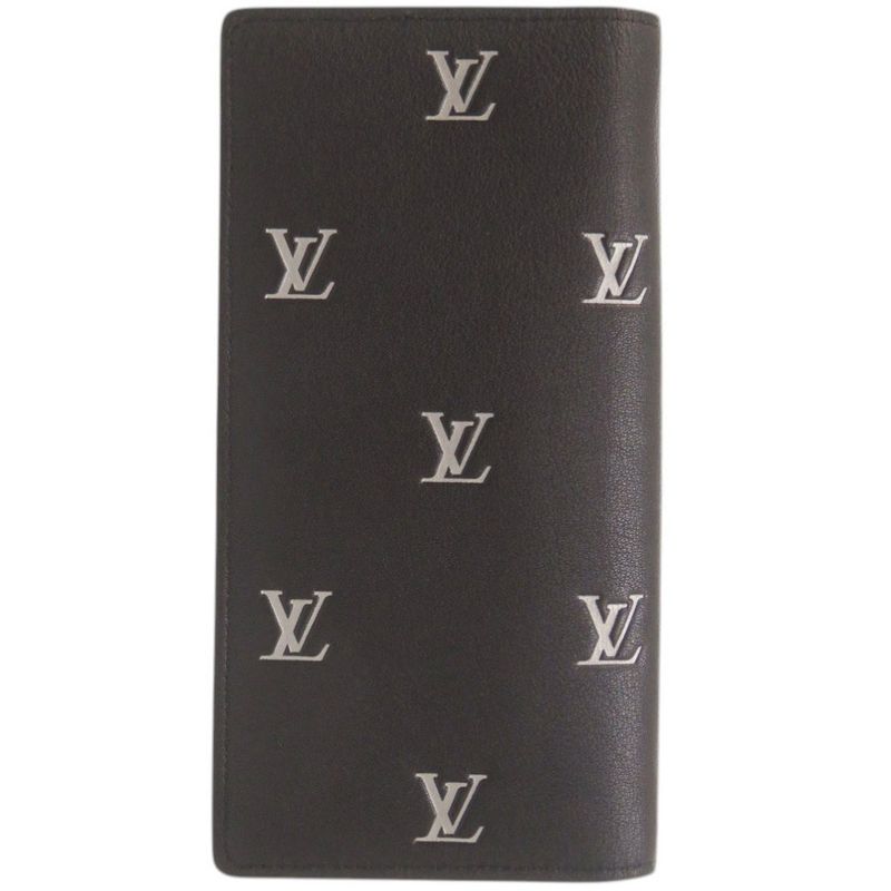 Louis Vuitton LV Blason Portefeuille Brother NM IC Leather Black Wallet