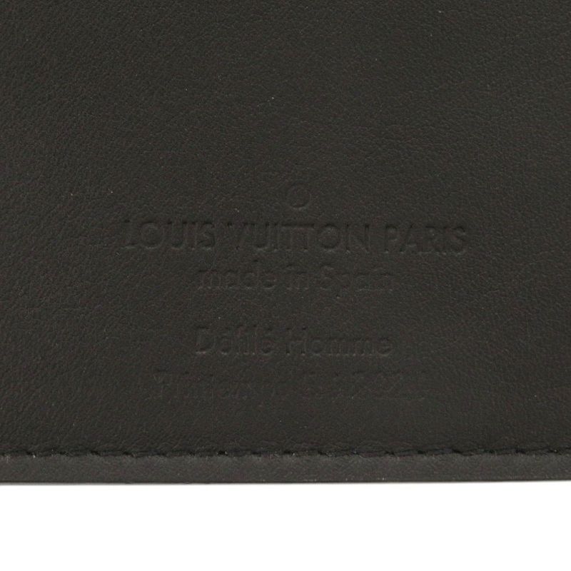 Louis Vuitton LV Blason Portefeuille Brother NM IC Leather Black Wallet