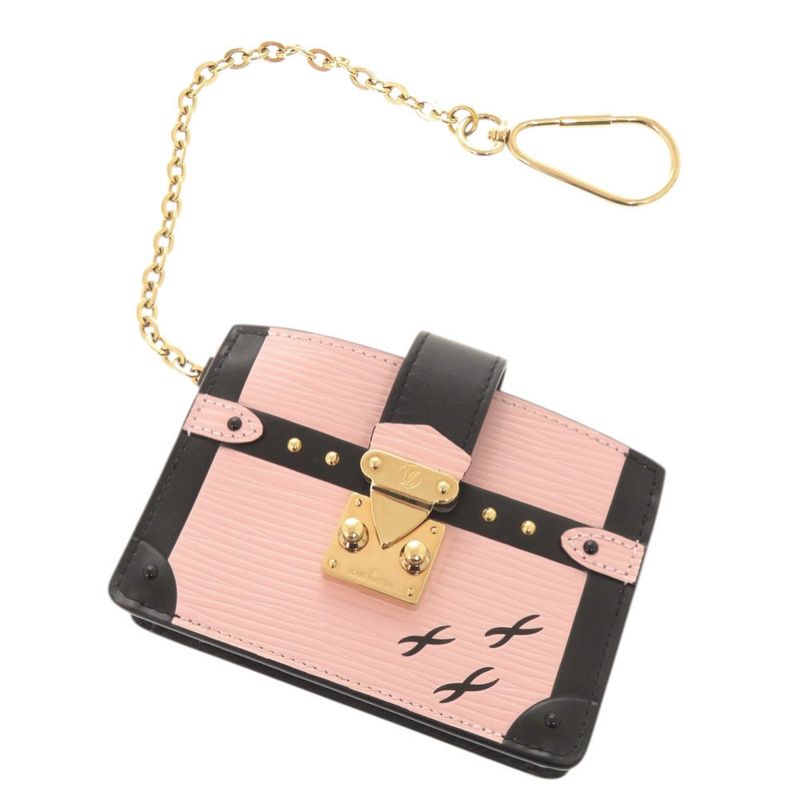 Louis Vuitton Epi Trunk Multicult Rose Ballerine Card Case Coin