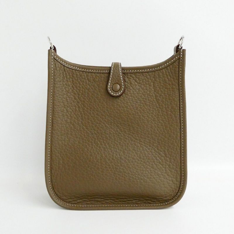 Hermes Evelyne TPM 16 Amazon Etoupe Taurillon Clemence Shoulder Bag