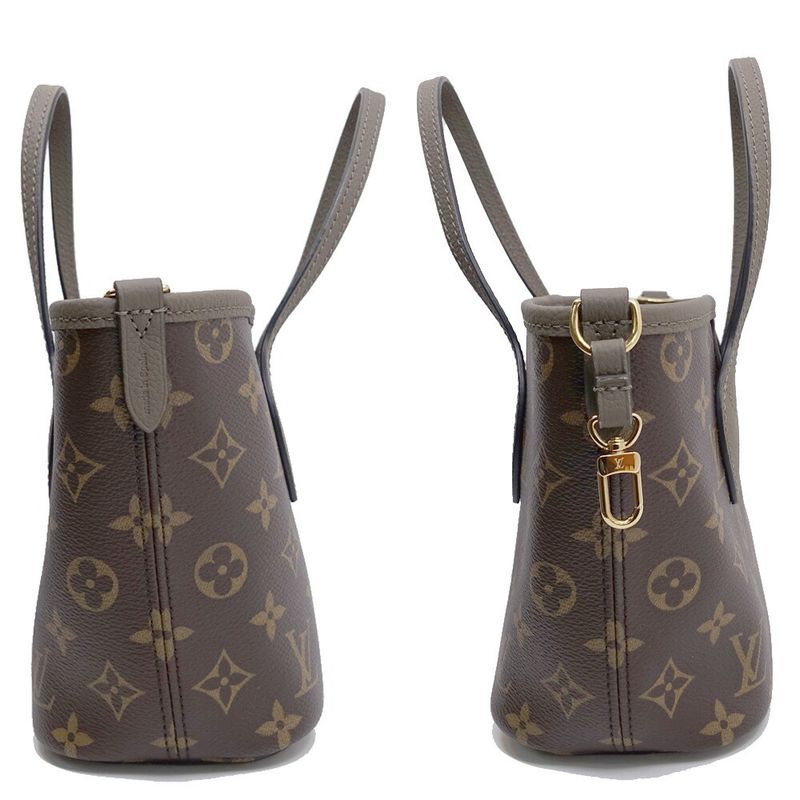 Louis Vuitton Neverfull Inside Out BB Monogram Dark Fango Shoulder Bag