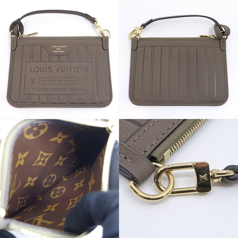 Louis Vuitton Neverfull Inside Out BB Monogram Dark Fango Shoulder Bag