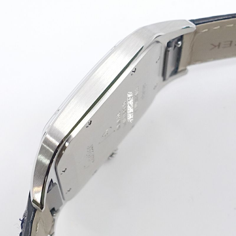 Cartier Santos Dumont XL Watch SS Manual Winding Leather Box Polished