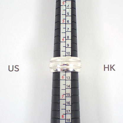Tiffany & Co 925 Grave Double Line Ring