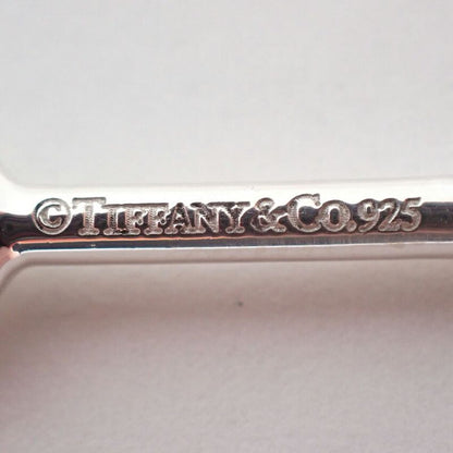 Tiffany & Co 925 Heart Key Diamond Pendant Top