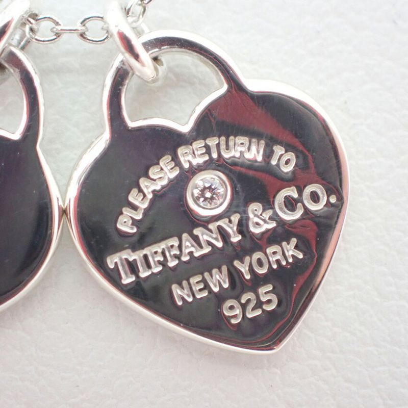 Tiffany & Co 925 Return to Double Pendant