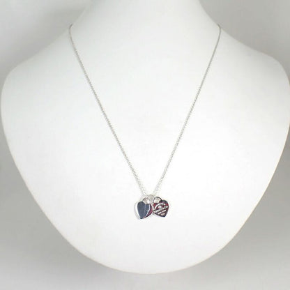 Tiffany & Co 925 Return to Double Pendant