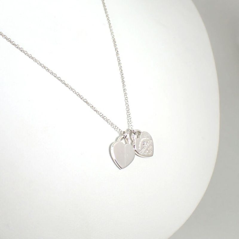 Tiffany & Co 925 Return to Double Pendant