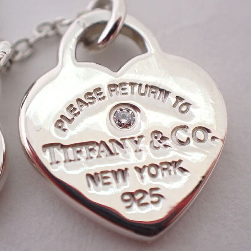 Tiffany & Co 925 Return to Double Pendant