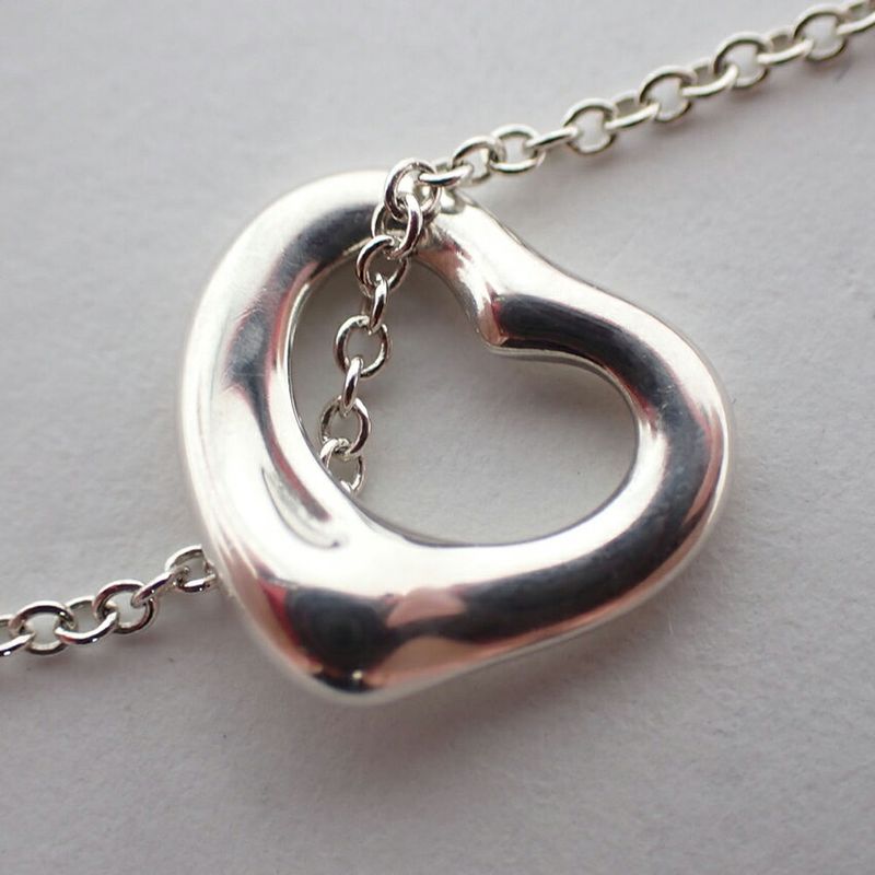 Tiffany & Co 925 Open Pendant Necklace