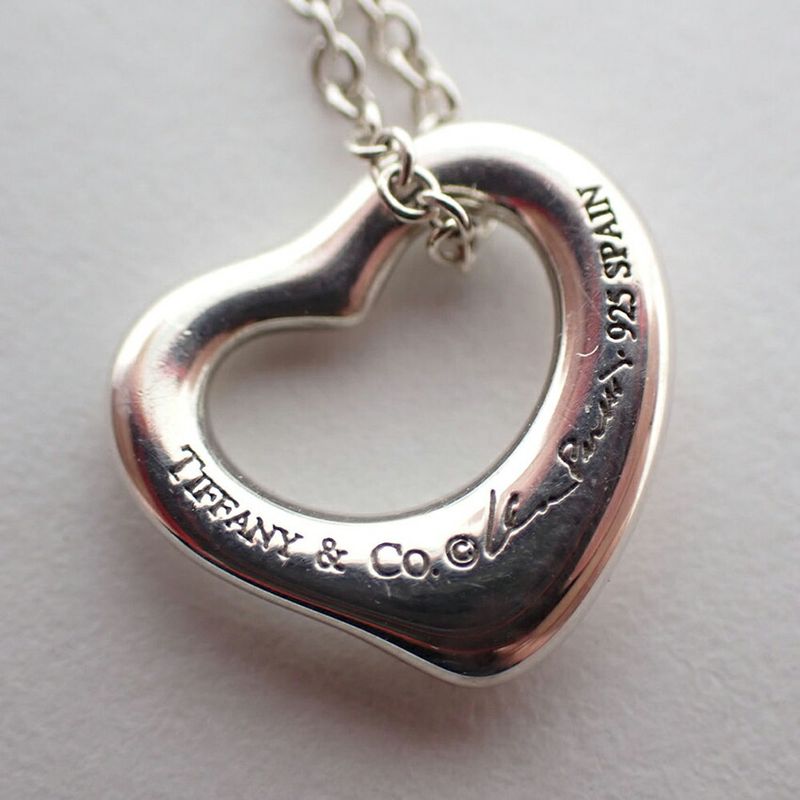 Tiffany & Co 925 Open Pendant Necklace