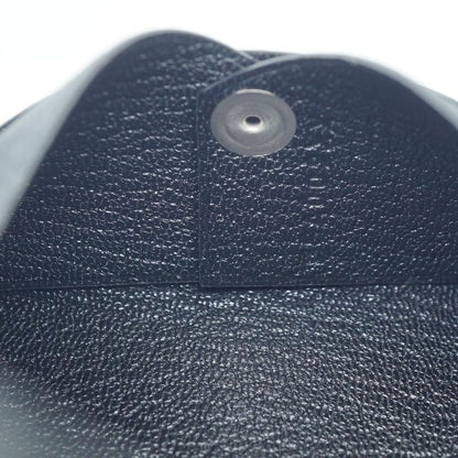 Hermes Calvi Coin Case Card Black Silver